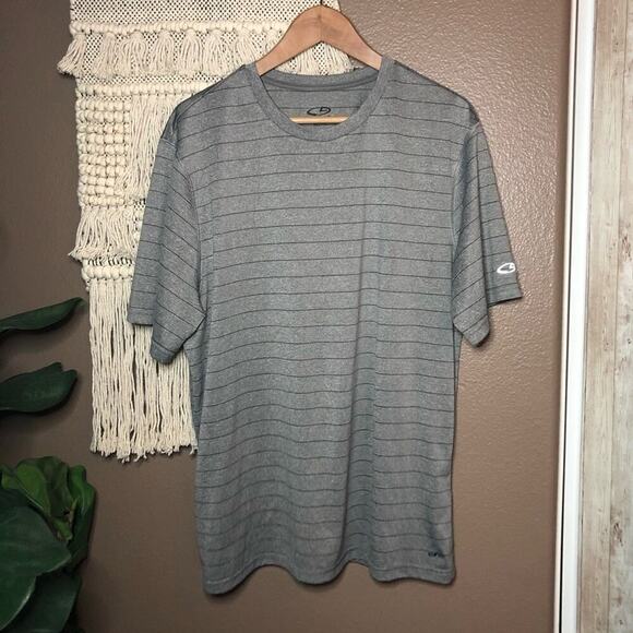 Champion Duo Dry Gray Striped Shirt - Picture 1 of 3